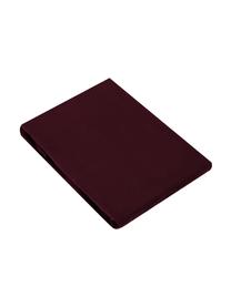 Lenzuolo con angoli in flanella color rosso scuro Biba, Tessuto: flanella La flanella è un, Rosso scuro, Larg. 180 x Lung. 200 cm