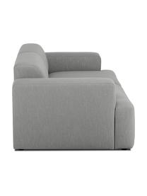 Sofa Melva (3-Sitzer) in Grau, Bezug: Polyester Der hochwertige, Gestell: Massives Kiefernholz, Spa, Webstoff Grau, B 240 x T 101 cm