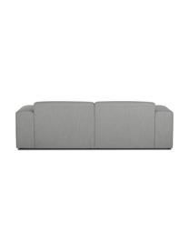 Sofa Melva (3-Sitzer) in Grau, Bezug: Polyester Der hochwertige, Gestell: Massives Kiefernholz, Spa, Webstoff Grau, B 240 x T 101 cm