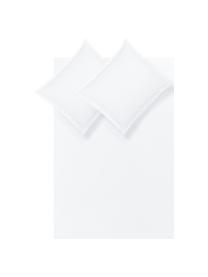 Housse de couette en satin de coton Premium, Blanc, larg. 140 x long. 200 cm