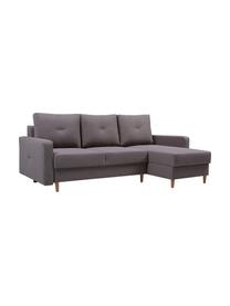 Sofa narożna z funkcją spania i miejscem do przechowywani Vinci (4-osobowa), Tapicerka: 100% poliester, Brązowy, S 231 x G 146 cm