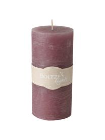 Set de velas Trent, 3 uds., Cera, Tonos rosas y lilas, Ø 7 x Al 15 cm