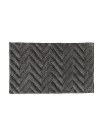 Puszysty dywanik łazienkowy Arild, 100% bawełna, Ciemny szary, S 50 x D 80 cm