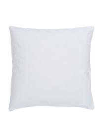 Housse de coussin 45x45 Sera, 100 % coton, Blanc, bleu foncé, larg. 45 x long. 45 cm