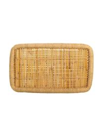 Mesa auxiliar para exterior de bambú Ariadna, Madera de bambú, cuerda, Marrón, An 79 x F 48 cm