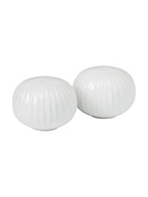 Set saliera e pepiera in ceramica Hammershøi 2 pz, 100% ceramica smaltata, Bianco, Ø 6 x Alt. 4 cm