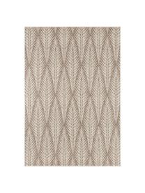 Design in- &  outdoor vloerkleed Pella met grafisch patroon, 100% polypropyleen, Taupe, beige, B 160 x L 230 cm (maat M)