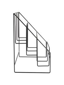 Zeitschriftenhalter Freddy, Metall, lackiert, Schwarz, B 38 x H 41 cm