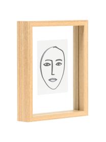 Ingelijste digitale print Aesthetic, Lijst: MDF, Afbeelding: papier, Bruin, wit, zwart, B 15 cm x H 20 cm