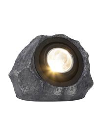 Lámpara de suelo solar Rocky, Estructura: plástico, Gris, An 20 x Al 16 cm