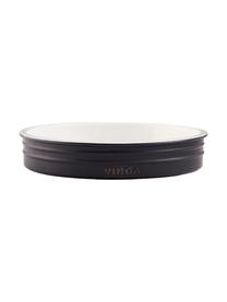 Molde para horno de gres Monte, Gres, Negro, blanco, Ø 26x Al 5 cm