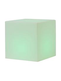 Stmívatelné solární zahradní LED svítidlo se změnou barev a dálkovým ovládáním Cuby, Bílá, Š 32 cm, V 32 cm