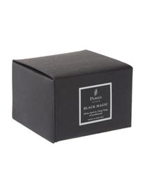 Petite bougie parfumée Black Magic (jasmin blanc, ylang-ylang & bois de santal), Noir, blanc, Ø 7 x haut. 5 cm