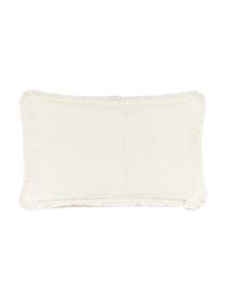 Housse de coussin 40x40 beige, réversible Loran, 100 % coton, Beige, larg. 30 x long. 50 cm