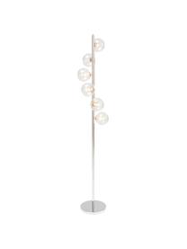 Stojací lampa Scala, Stříbrná, Ø 28 cm, V 160 cm