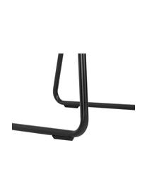 Gepolsterter Armlehnstuhl Juri, Bezug: Polyester Der hochwertige, Beine: Metall, pulverbeschichtet, Webstoff Dunkelgrau, B 58 x T 58 cm