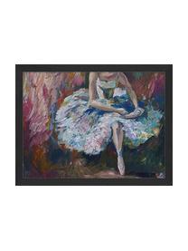 Gerahmter Digitaldruck Ballerina Painting, Bild: Digitaldruck auf Papier, , Rahmen: Holz, lackiert, Front: Plexiglas, Mehrfarbig, 43 x 33 cm