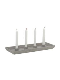 Candelabro in cemento Fabyo, Cemento, Grigio, Larg. 45 x Alt. 4 cm