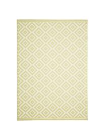 Tapis d'extérieur ethnique Miami, Blanc, jaune