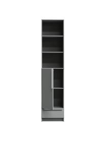 Armoire modulaire grise Pure, Bois de pin, enduit, Gris, larg. 48 x haut. 215 cm