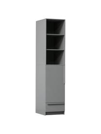 Armoire modulaire grise Pure, Bois de pin, enduit, Gris, larg. 48 x haut. 215 cm