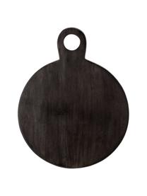 Akazienholz-Schneidebrett Hola, Ø 36 cm, Madera de acacia recubierto, Negro, L 46 x An 36 cm