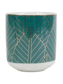 Mug à espresso avec sous-tasse en bambou Orfe, 8 élém., Multicolore, Ø 6 x haut. 7 cm