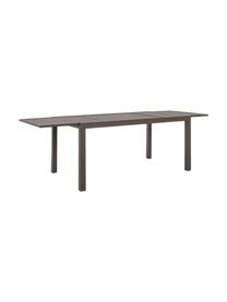 Table de jardin extensible Hilde, de différentes tailles, Brun café, larg. de 160 à 240 x prof. 90 cm