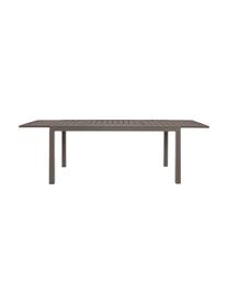 Table de jardin extensible Hilde, de différentes tailles, Brun café, larg. de 160 à 240 x prof. 90 cm