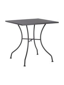 Tavolino da giardino in metallo grigio opaco Kelsie, Metallo verniciato a polvere, Grigio, Larg. 70 x Prof. 70 cm