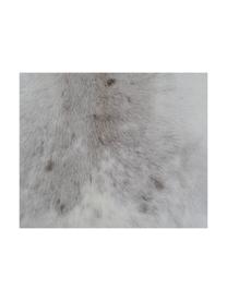 Tapis en peau de renne Marlen, Peau de renne, Tons bruns, blanc, Peau de renne - exemplaire unique 141, 75 x 115 cm