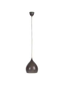 Petite suspension noire en céramique Vague, Gris