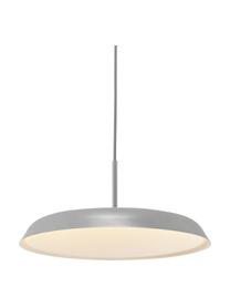 LED hanglamp Piso, Lampenkap: gecoat metaal, Diffuser: kunststof, Grijs, Ø 36 x H 17 cm