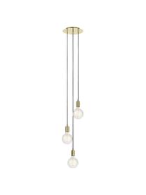 Lampada a sospensione in ottone Sky, Metallo ottonato, Ottone, Ø 25 x Alt. 150 cm