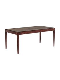 Table en bois massif Brooklyn, Couleur noisette