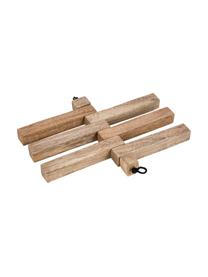 Topfuntersetzer Triva, Mangoholz, Metall, Mangoholz, B 16 x T 12 cm