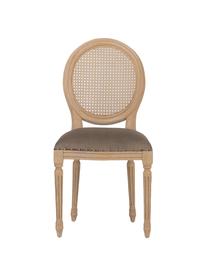 Silla tapizada Medallón, Beige, marrón, An 50 x Al 101 cm