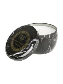 Vela perfumada Black Marble (gardenia), Recipiente: metal, Mármol negro, Ø 8 x Al 5 cm