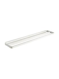 Handdoekenhouder Rim van metaal, Gecoat aluminium, Wit, B 70 x H 3 cm