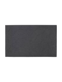 Tapis de bain anthracite Cornflower, Anthracite, larg. 50 x long. 80 cm