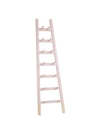 Estantería escalera de pared Helia, Madera de pino recubierta, Rosa, madera de pino, An 46 x Al 170 cm