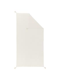 Tischdecke Benini mit Quasten, 85% Baumwolle, 15% Leinen, Beige, Für 6 - 10 Personen (B 130 x L 270 cm)