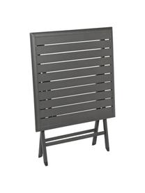 Klappbarer Gartentisch Elin, 70 x 70 cm, Aluminium, pulverbeschichtet, Anthrazit, B 70 x T 70 cm