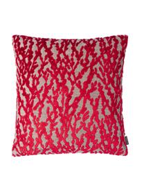 Housse de coussin 40x40 rouge/beige Elio, Rouge, beige