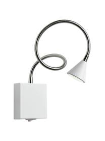 Verstellbare LED-Wandleuchte Buddy, Lampenschirm: Metall, beschichtet, Weiß, 50 x 60 cm