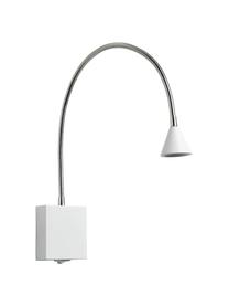 Verstellbare LED-Wandleuchte Buddy, Lampenschirm: Metall, beschichtet, Weiß, 50 x 60 cm