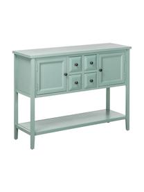 Dressoir Amy in landelijke stijl, Frame: olmenhout, gelakt grenenh, Mintgroen, 116 x 86 cm