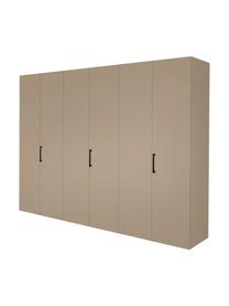 Drehtürenschrank Madison 6-türig, inkl. Montageservice, Korpus: Holzwerkstoffplatten, lac, Sandfarben, Ohne Spiegeltür, B 302 cm x H 230 cm