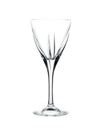 Copas de vino con relive Fusion, 6 uds., Vidrio, Transparente, Ø 9 x Al 21 cm, 250 ml