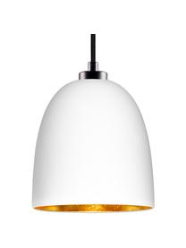 Lampa wisząca ze szkła Awa Double, Biały, czarny, S 67 x W 155 cm